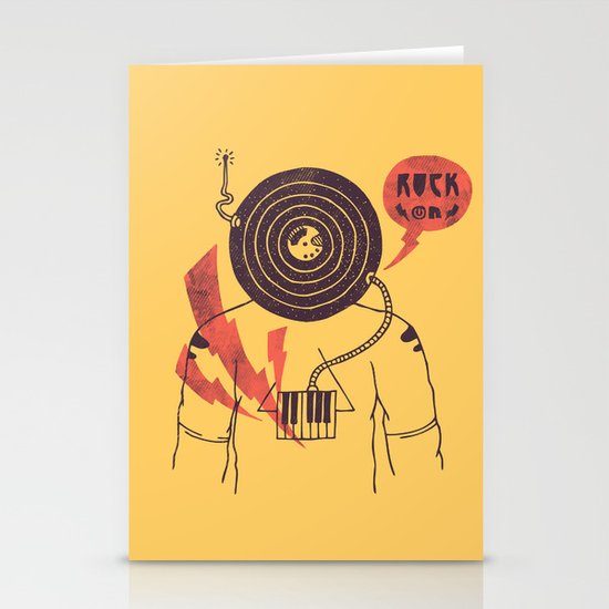 The Vinyl Frontier (alternate) Stationery Cards