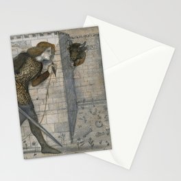 Theseus and the Minotaur in the Labyrinth - Edward Burne-Jones Stationery Card