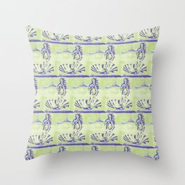 Born In Palm Springs Throw Pillow
