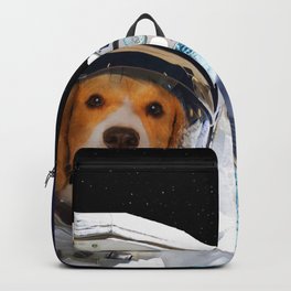 Funny Dog Astronaut Backpack