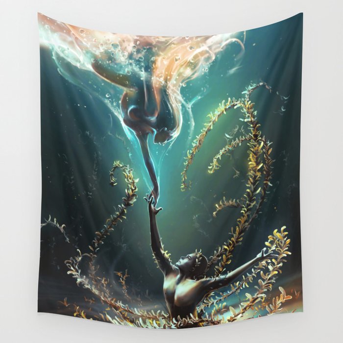 Underwater ballet Wall Tapestry