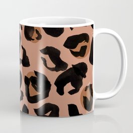 Tan Leopard Print  Coffee Mug