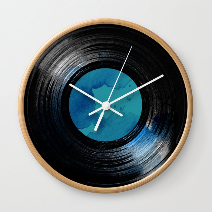 vinyl drip Wall Clock