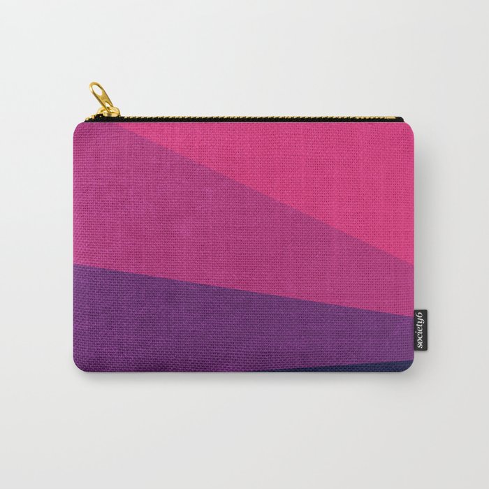 Stripe VII Ultraviolet Carry-All Pouch by Trevor May | Society6