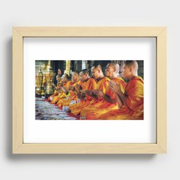 Monastery - Bangkok - Thailand Recessed Framed Print