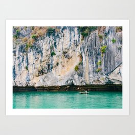 Fisherman in Halong Bay Fine Art Print  • Travel Photography • Wall Art Art Print