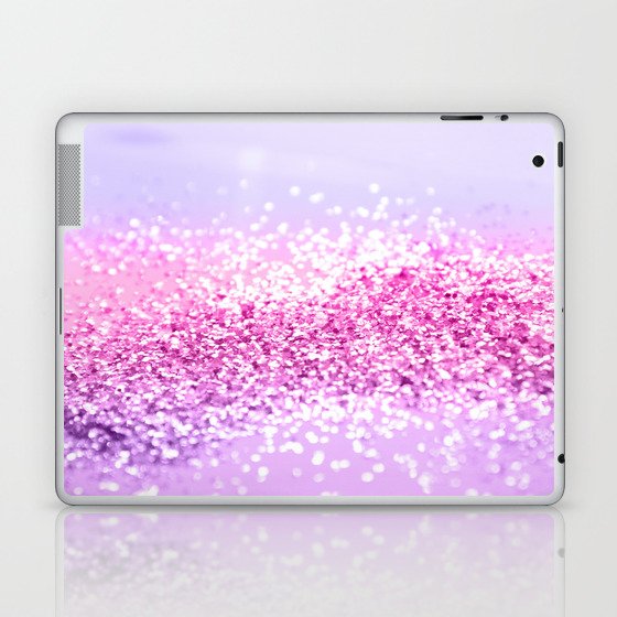 Pink Purple Mermaid Girls Glitter 1 Shiny Decor Art Society6