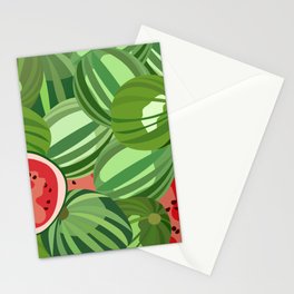 Watermelon - Colorful Summer Vibe Fruity Art Design Stationery Card