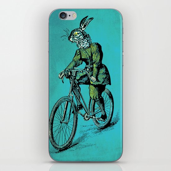 The Bicycle Bunny iPhone & iPod Skin