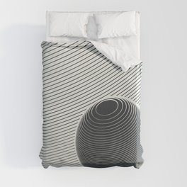Earth and Moon Duvet Cover