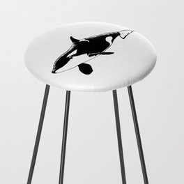 Smiling Orca Counter Stool
