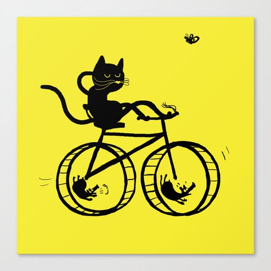 Slaved mouses Canvas Print