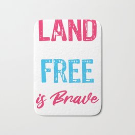 My Dad is Brave Army Bath Mat | Men, Dad, Shirt, Army, Son, Apparel, Heroes, Youth, Gift, Graphicdesign 