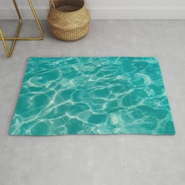 Cabo Water II Rug | Photo, Beach, Water, Green, Mexico, Summer, Waves, Ripple, Loscabos, Landscape 