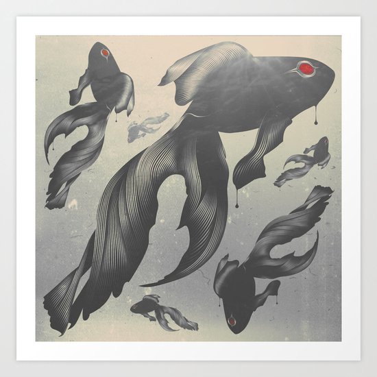 Devilfish Art Print