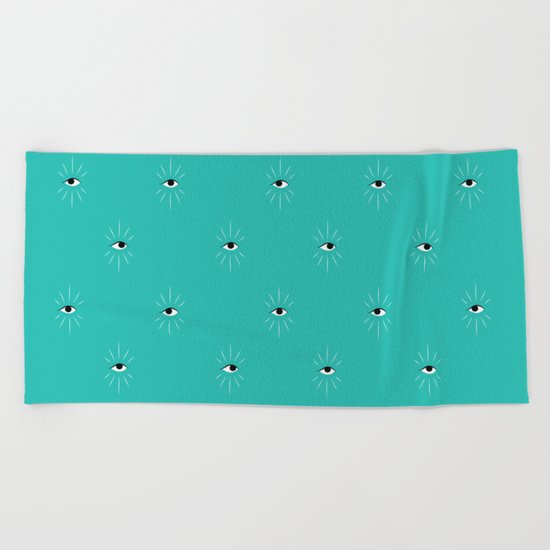 E V I L E Y E Beach Towel