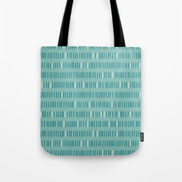 Moths and eucalyptus collection: turquoise hand stripes Tote Bag