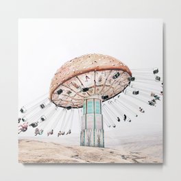 Mushroom Carousel Metal Print