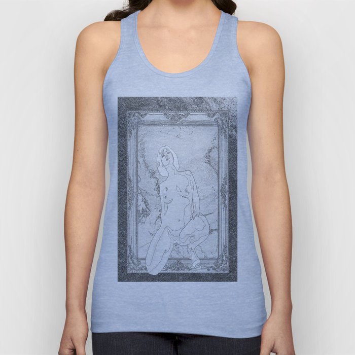 Out of the picture frame(trompe l'oeil ) Tank Top