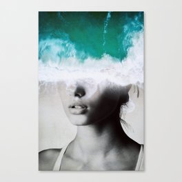 It comes and goes in waves Canvas Print