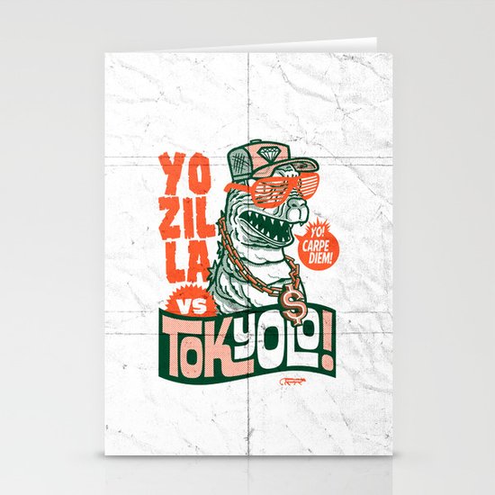 Tokyolo (YOZILLA variant) Stationery Cards