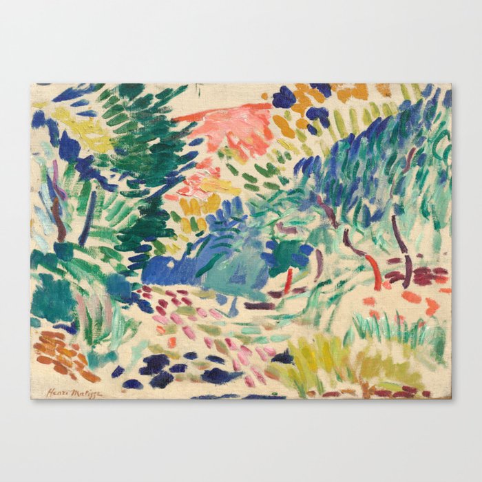 Henri Matisse Landscape at Collioure Canvas Print