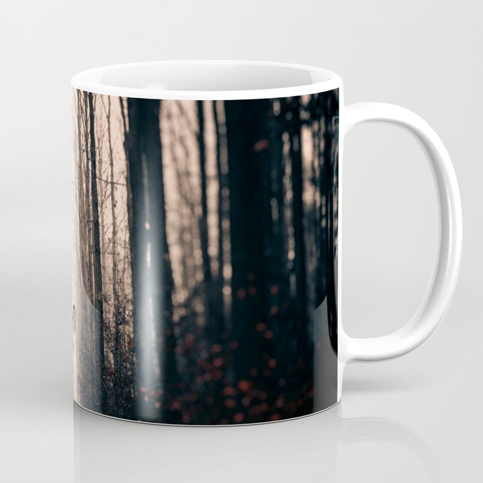 Woman in the forest Coffee Mug
