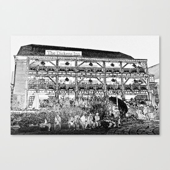 The Dickens Inn Pub London Canvas Print