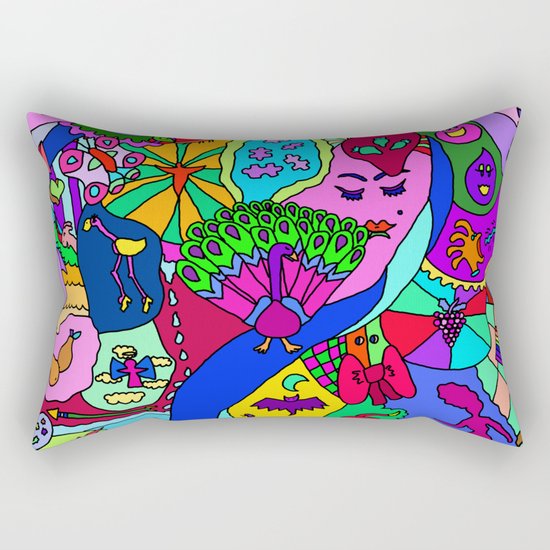 Abstract 27 Rectangular Pillow
