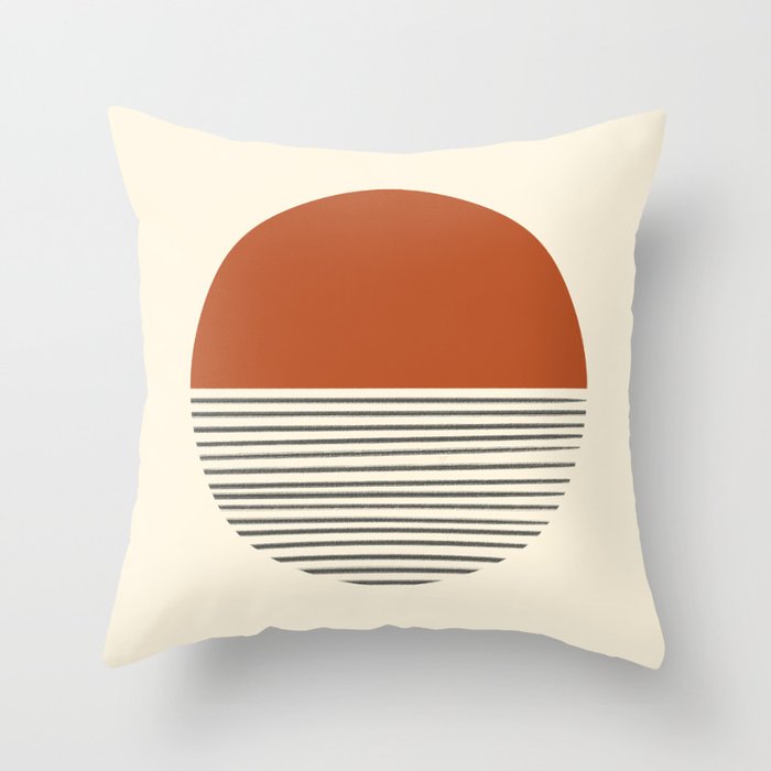 Modern Sun Rustic Balance Throw Pillow