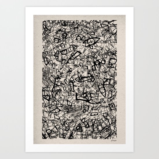 - newspaper - Art Print