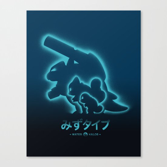 Mega Water Canvas Print