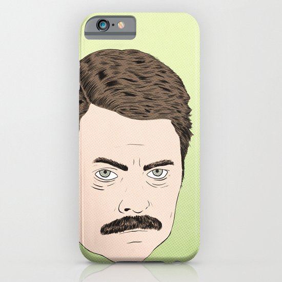 Ron Swanson iPhone & iPod Case