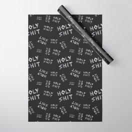 Holy shit written duct tape Wrapping Paper