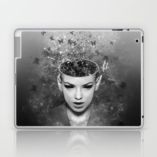 I walk alone to find the way home Laptop & iPad Skin