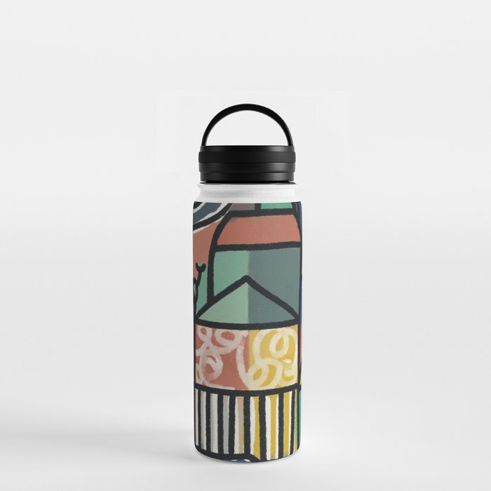 Pastel town Water Bottle