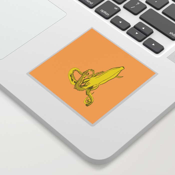 Banana Squid Sticker