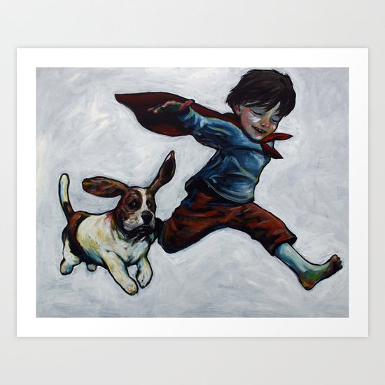 We Could Be Heroes Art Print