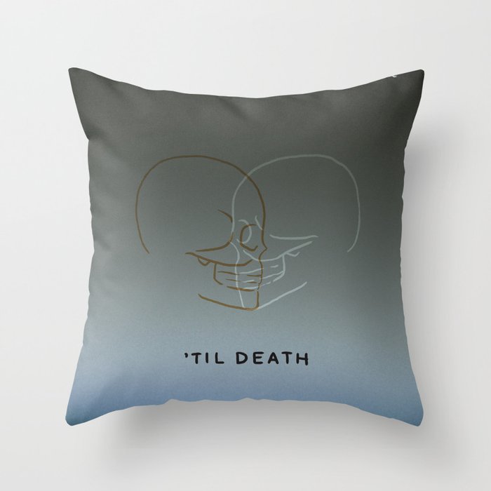 ’Til Death Throw Pillow
