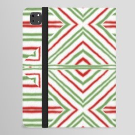 New Red & Green Holiday Pattern  iPad Folio Case