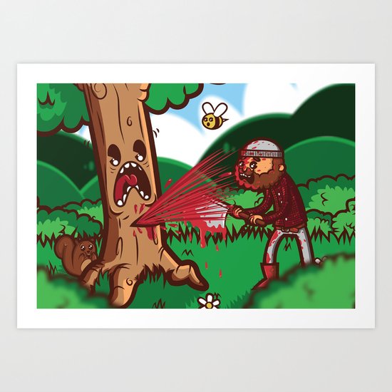 Oops Art Print