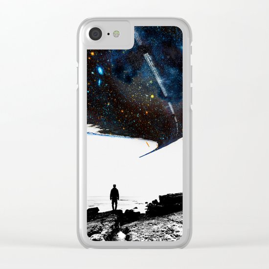 The Road Less Traveled Clear iPhone Case