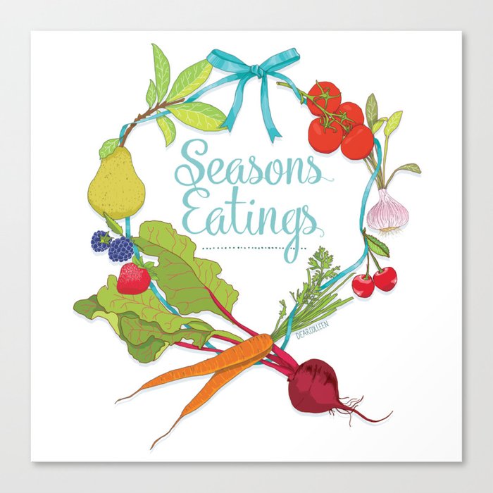 Seasons eatings Canvas Print