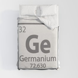 Germanium - Germany Science Periodic Table Duvet Cover