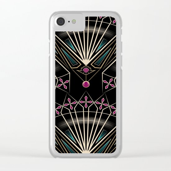 Art Deco . "Venice ". Clear iPhone Case