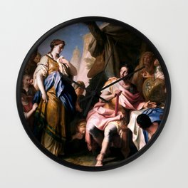 Pietro Rotari - Alexander the Great and Roxana Wall Clock