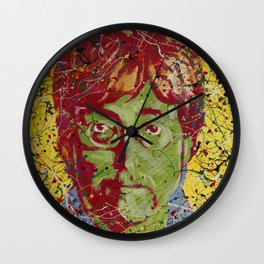 JohnLennon Wall Clock | Painting, Psychodelic, Streetart, Johnlennon, Acrylic, Rock, Thebeatles, Music, Popart 