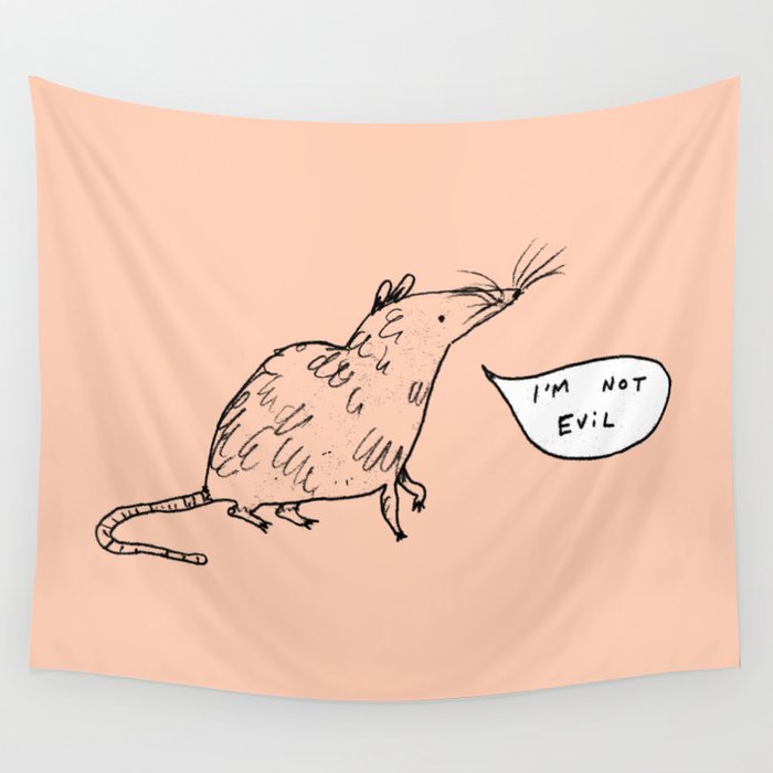 Rats Aren't Evil Wall Tapestry