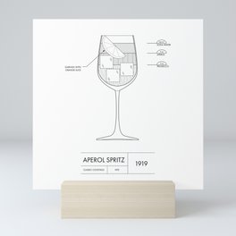 Aperol Spritz | Classic Cocktails Mini Art Print
