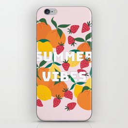Citrus and friends summer vibes iPhone Skin